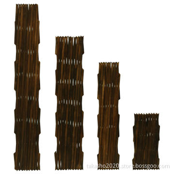 Wood expandable trellis 100x200 burnt brown